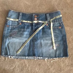 Bongo Vintage Denim mini Skirt Size 1